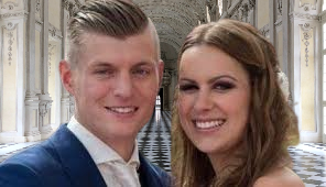 Jessica Kroos with Toni kroos